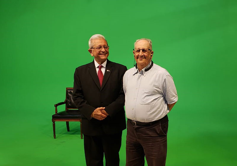 Embajador de Panamá y el Dr. Calderón