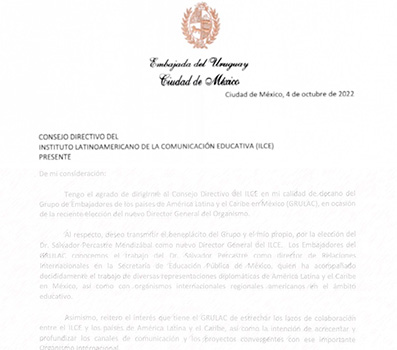 Beneplácito de instituciones internacionales y mexicanas por el nombramiento del titular del ILCE