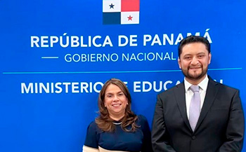 Titular del ILCE visita oficial en la Ciudad de Panamá