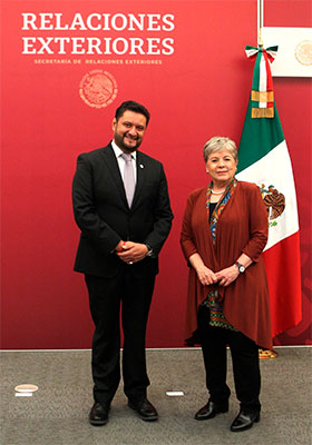 Nueva canciller mexicana y el  ILCE
