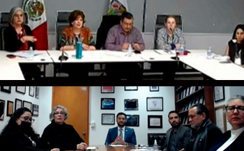 Reunión entre los titulares de la Secretaría de Educación de Nuevo León y del ILCE