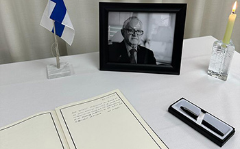 El ILCE expresa sus condolencias en honor de expresidente de Finlandia 