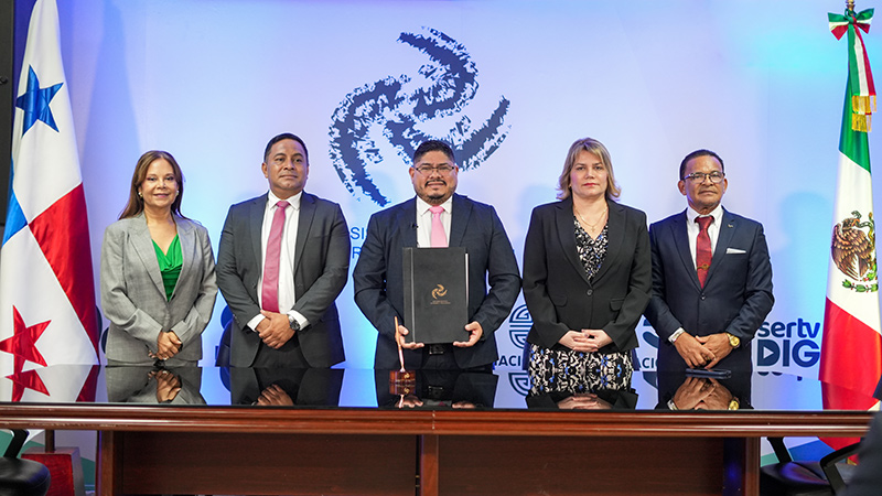 El ILCE firma convenio de colaboración con el Sistema Estatal de Radio y Televisión de Panamá (SERTV)