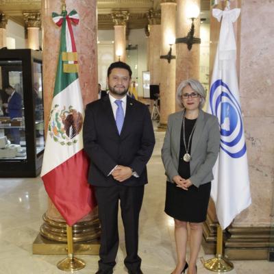 Mtra. Xóchilt Patricia Aldana Maldonado, representante permanente de la Oficina de la Organización de Estados Iberoamericanos para la Educación, la Ciencia y la Cultura (OEI) en México
