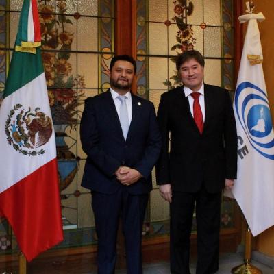 Sr. Yerlan Kubashev. Consejero de la República de Kazajstán en México  	 