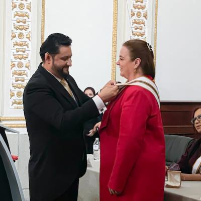 Excelentísima señora Anabella María Giracca Méndez, ministra de Educación del Gobierno de la República de Guatemala.
