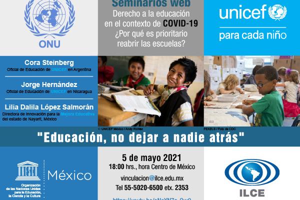 Derecho a la educación en el contexto de COVID – 19 ¿Por qué es prioritario reabrir las escuelas?