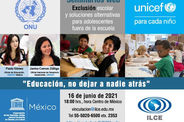 Exclusión escolar y soluciones alternativas para adolescentes fuera de la escuela