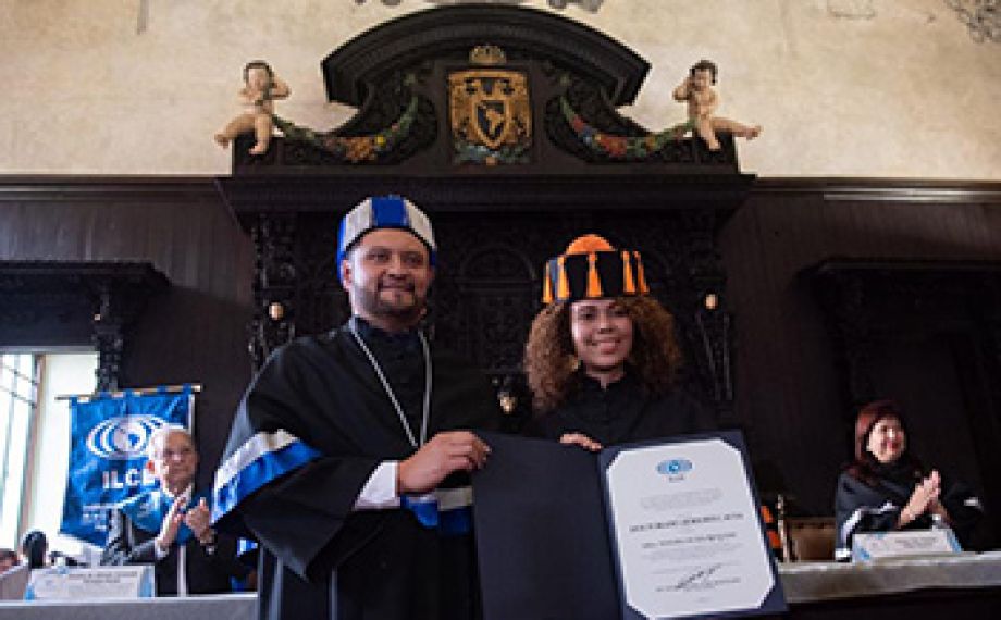Yesenia Olaya, reconocida con un Doctorado  Honoris Causa por parte del ILCE