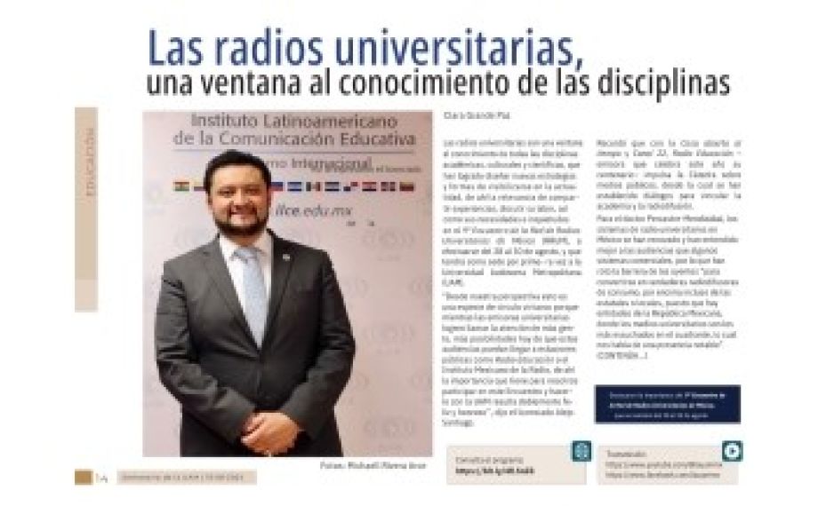 Las radios universitarias, una ventana al conocimiento de las disciplinas