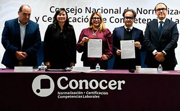 ILCE-CONOCER refrendan su alianza con el Comité de Gestión de Competencias de Tecnologías de la Información y la Comunicación para la Educación.